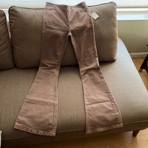 NWT Free People Brown Bell Bottoms 26